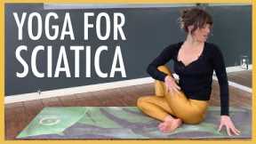 Yoga Stretches for Sciatica | 20 minutes with Jen Hilman to Relieve Chronic Low Back and Hip Pain