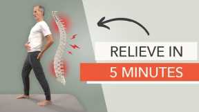 Relieve the spine with these 2 simple exercises! Only 5 minutes