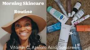 Hyperpigmentation Correcting/Oil Control Morning Routine, which includes vitamin C and azelaic acid