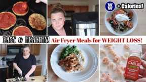 EASY HEALTHY Air Fryer Meals for WEIGHT LOSS! WW Points + CALORIES