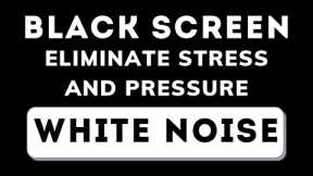 Black screen with white noise | Sleep well, reduce stress - 24 hours