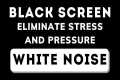 Black screen with white noise | Sleep 