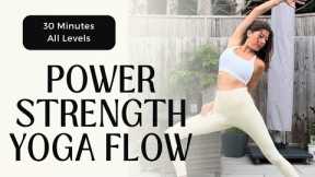 Power Yoga Flow Workout for Strength Toning & Energy | 30 Minutes Full Body