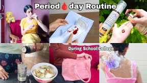 PERIOD🩸day  Routine During School/College #periods #pcod