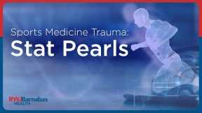 Sports Medicine Trauma: Stat Pearls