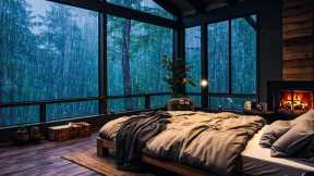 Sounds Rain and Thunder on Window | Beat Insomnia, Relax, Study, Reduce Stress, Natural White Noise