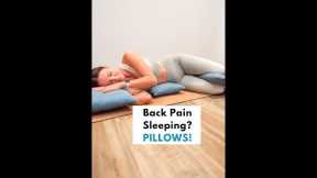 Sleeping positions for neck and back pain! 💙