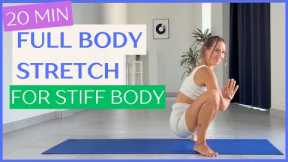 20 Min Full Body Morning Yoga Stretch | Slow Yoga for Stiff & Sore Muscles