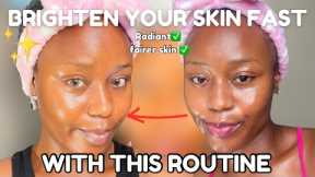 How to do skincare to get BRIGHTER radiant skin🌸Transform skin fast