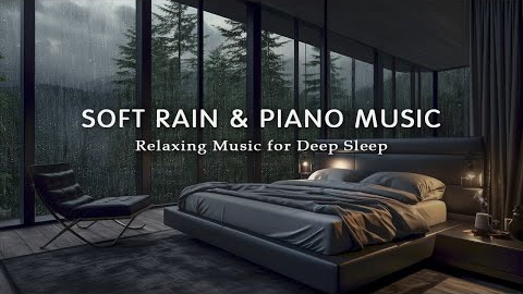 Relaxing Music & Rain Sounds for Sleep and Reduce Anxiety - Healing Of Stress, Calming and Peaceful