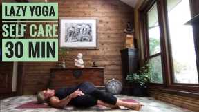 Lazy Yoga Lying Down || 27 Min