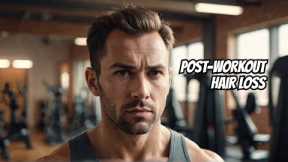 Hair Loss after workout at the gym exercise