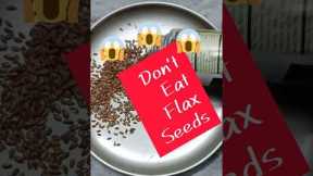 #shortsfeed don't eat flaxseeds if you can't eat them right 👁️👄👁️ #howtoeatflaxseeds