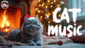 Christmas Cat Music 🎄 Relaxing Holiday Tunes for Cats 🐱 Reduce Stress & Anxiety