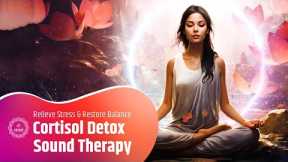 741 Hz Frequency to Relieve Stress and Restore Balance | Cortisol Detox Sound Therapy