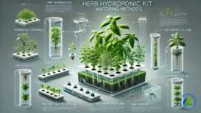 Herb Hydroponic Kit Watering Methods Tips And Techniques