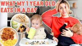 What my 1 Year Old Eats in a Day (and Yes I’m Still Breastfeeding)