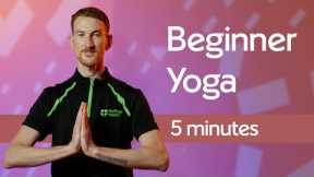 5-minute beginner yoga with Jack | Feel stretched and energised