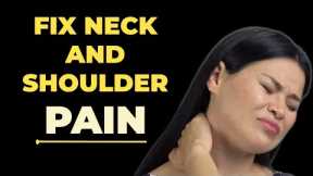 Neck PAIN SITTING AT a Desk? How to Fix Neck & Shoulder Pain (10 Min INSTANT RELIEF)