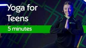 5-minute yoga for teens with Jess | Improve strength and flexibility