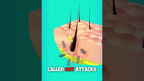 Why Hair Loss? Explained with 3d Animation. #shorts #animation #hair #education