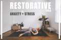 15 MIN RESTORATIVE YOGA for STRESS +