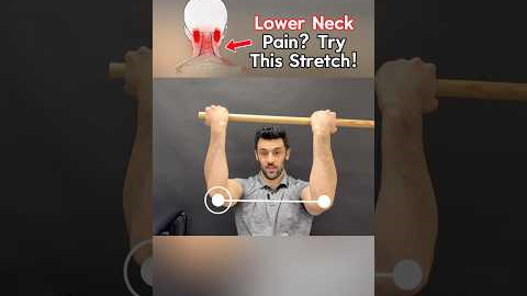 Neck Pain? Stretching the Lats relieve pressure instantly! #neckpainrelief #neckpain