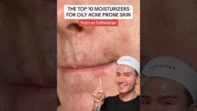 BEST MOISTURIZERS FOR ACNE SKIN!🤩 (follow for more!💗) #acne #oilyskin #skincare #skin #beauty
