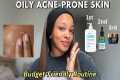 A simple oily acne-prone skincare