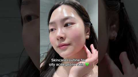 Step by step skincare routine for oily acne-prone skin #kbeauty #koreanskincare #skincare routine