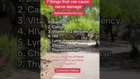 These are 7 medical problems that can cause nerve damage or neuropathy