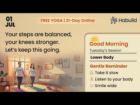 Habuild Yoga | Lower Body with @saurabhbothra     | Live M