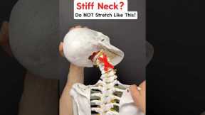 Got a STIFF NECK? Don’t stretch like this! Try this instead! #neckpain #neckpainrelief