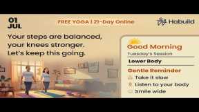 Habuild Yoga | Lower Body with @saurabhbothra     | Live M