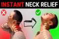 5 Minutes Routine For Stiff Neck (No