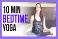 10 min Yoga IN BED - Bedtime Yoga