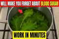 BLOOD SUGAR Drops to 90 INSTANTLY!