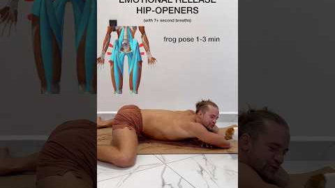 Releasing stored emotions from our hips 👀 #hipopeners #hipopening #emotionalrelease #yoga #shorts