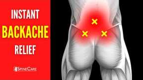 How to Instantly Fix a Backache (RELIEF IN SECONDS)