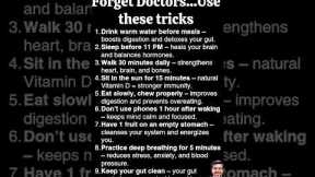 9 Daily Health Hacks Doctors Won’t Tell You! 💡