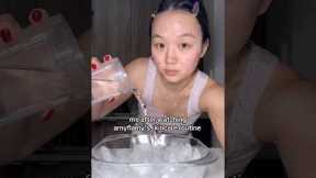 I was out of breathe 🥹🤌  #acne #skincare #ice #facial #viral
