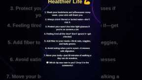 7 Tips for a Healthy Lifestyle