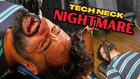 12-HOUR SCREEN JOB DESTROYED HIS NECK! 😱 WATCH THIS! 🤯
