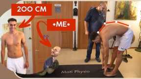 Giant Man's Been In CRAZY TENSION for Years: Severe Relief with Chiropractic Cracking *Shoulder+Legs