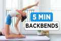 5 Minute Backbend Yoga – Quick