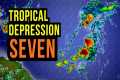 Tropical Depression Seven will Track