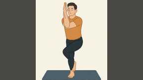 Garudasana yoga pose | yoga for beginners | yoga poses #shorts #yoga