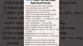 Health Hacks #youtubeshorts #food #repost #shorts #viral #trending #ytshorts #fypシ #hacks #healthy