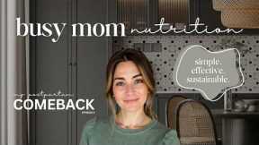My No-BS Healthy Eating Formula for Busy Moms (Postpartum Comeback Ep 2)