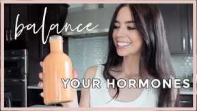 Drink THESE 3 Drinks to Balance Hormones & Increase Energy | Healthy Smoothie Recipes